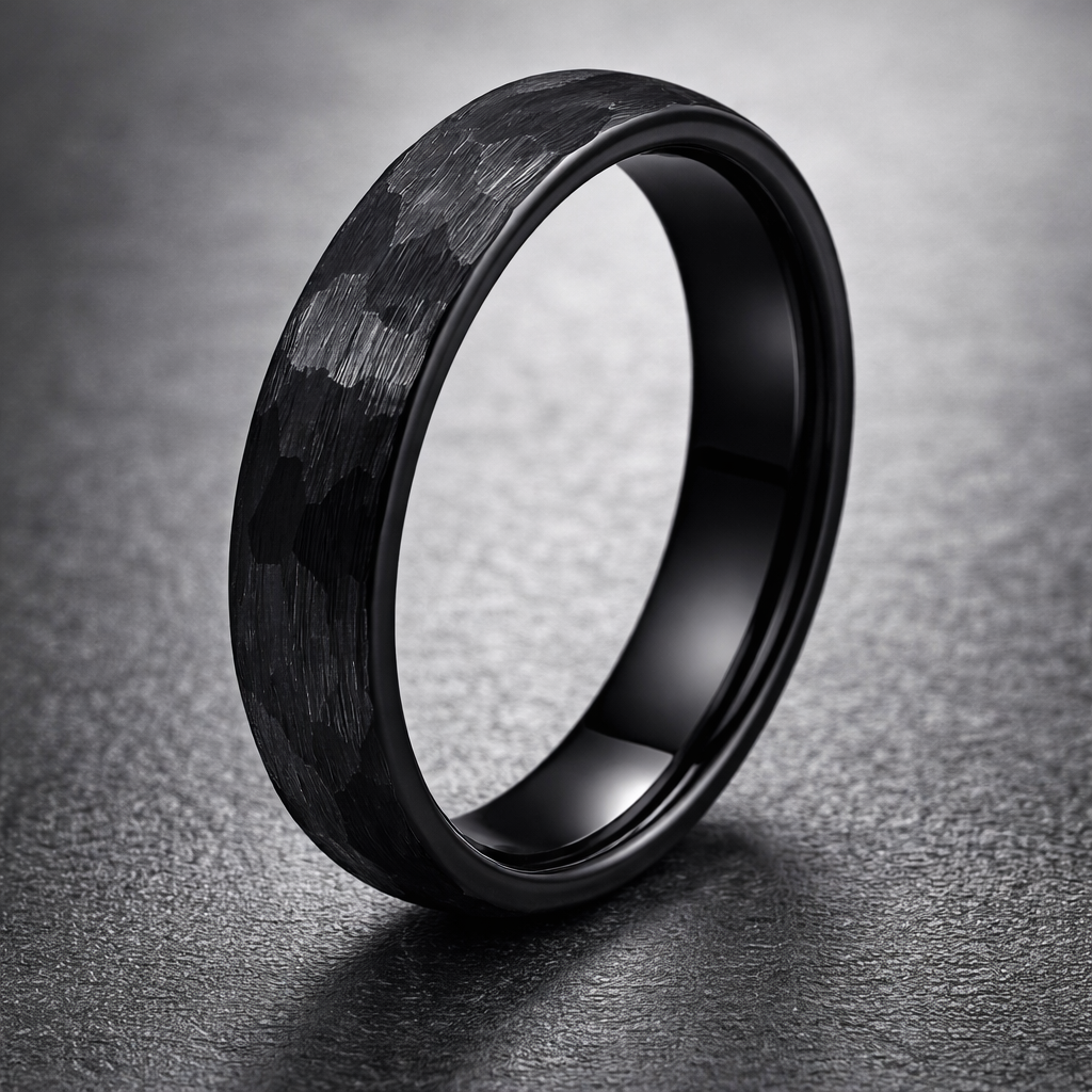 Obsidian Camo Edge Ring