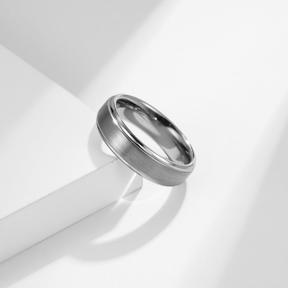 Titan Brushed Classic Ring