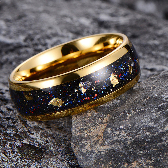 Starlight Gold Dust Inlay Ring