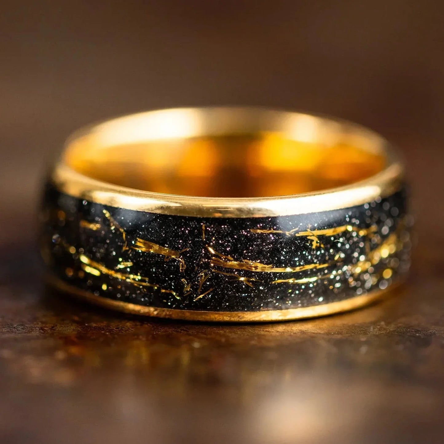 Stellar Gold Vein Ring