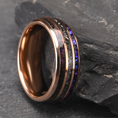 Vintage Dual Ridge Men's Band