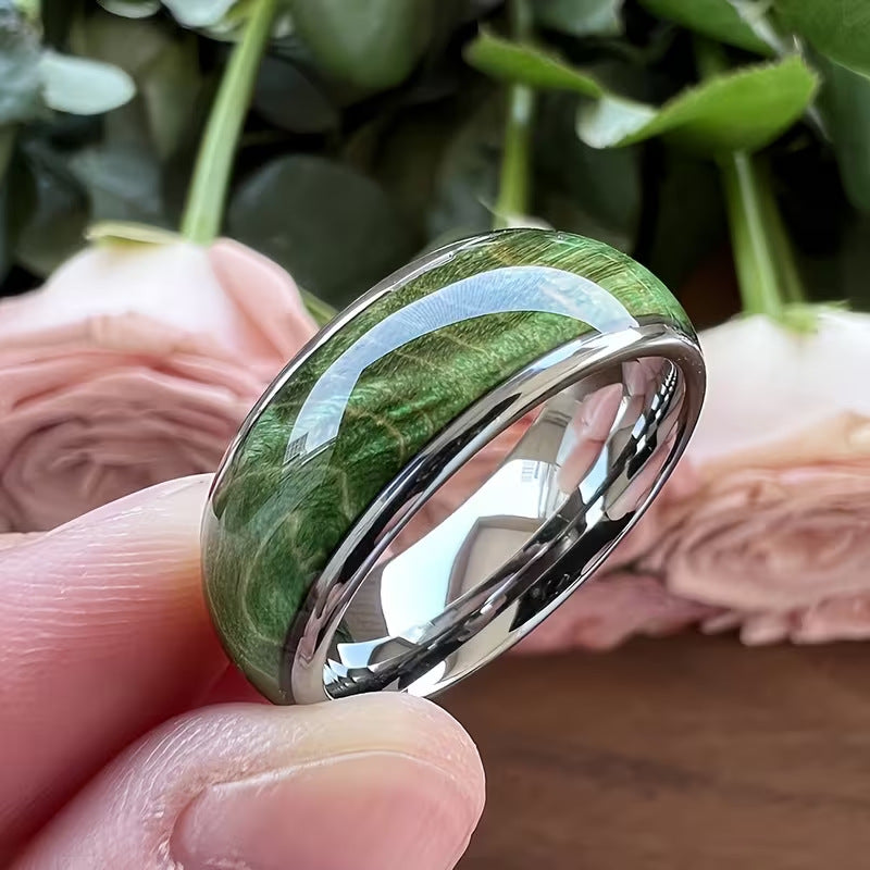 Emerald Serenity Woodland Ring