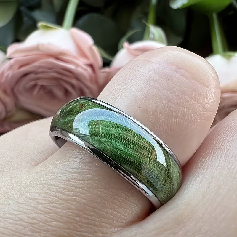 Emerald Serenity Woodland Ring