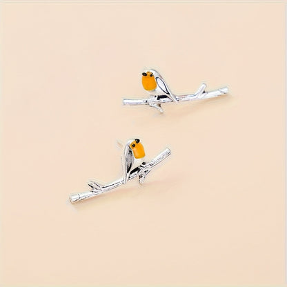 Cartoon Tier Bird Earrings