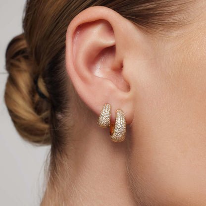 Jules Mini Hoops - Gold