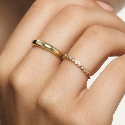 Midi Dome Ring - Gold