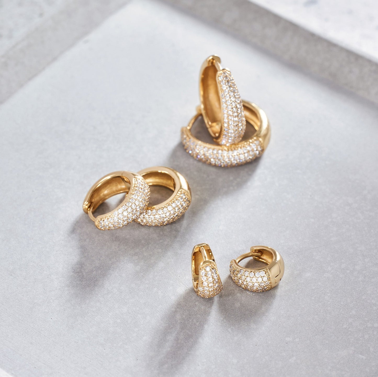 Jules Mini Hoops - Gold