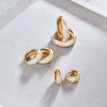Jules Mini Hoops - Gold