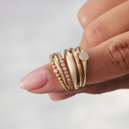 Slim Dome Ring - Gold