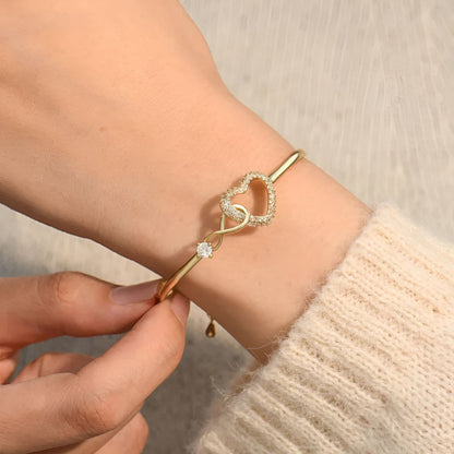 Golden & Silver Heart Bracelet