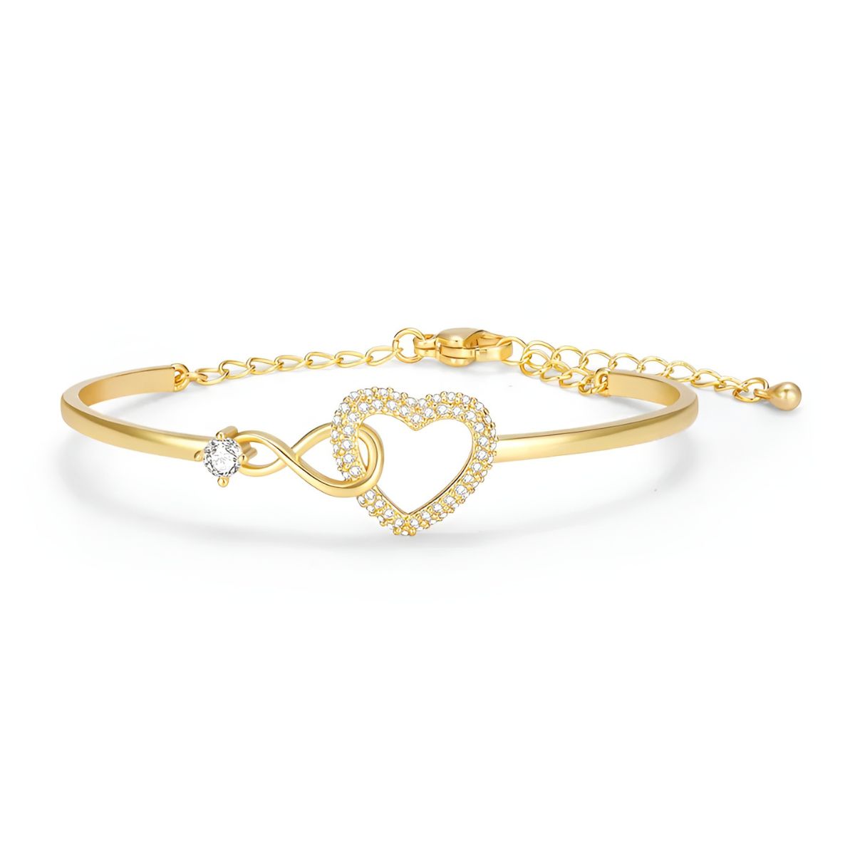 Golden & Silver Heart Bracelet
