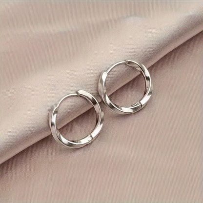 Minimalistic Geometric Hanging Earrings