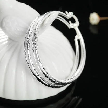 Sterling Silver Hoops