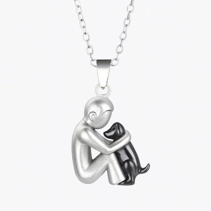 Hug Pendant Necklace -  Meaningful Memorial Gift