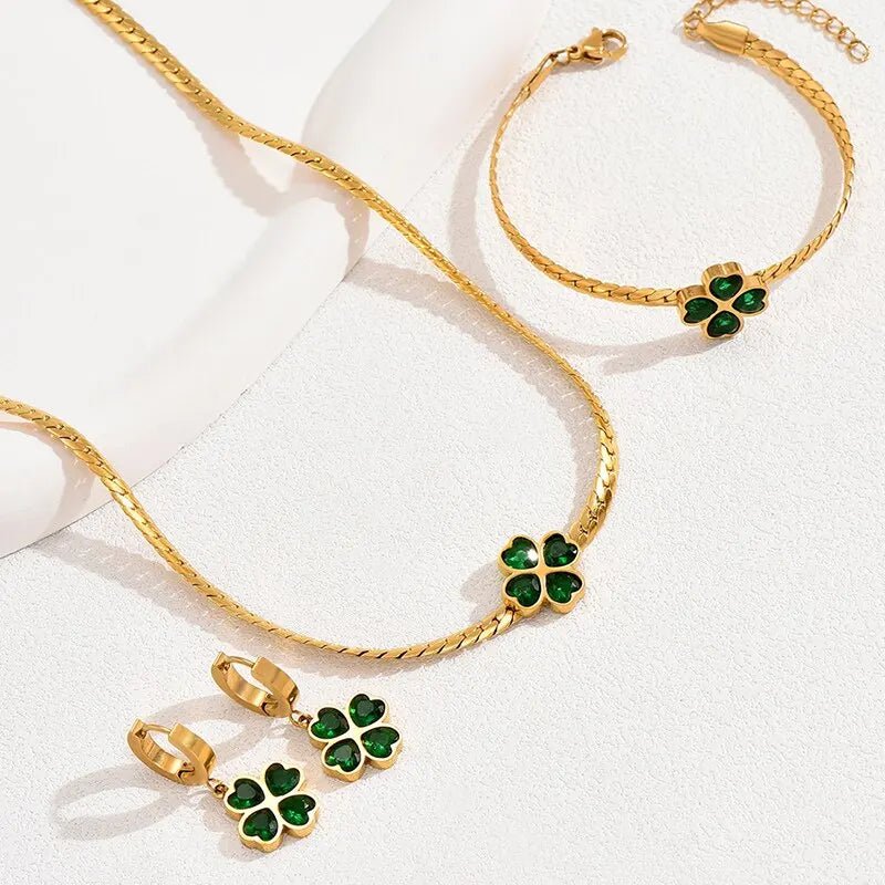 Lucky Clover Jewelry Set