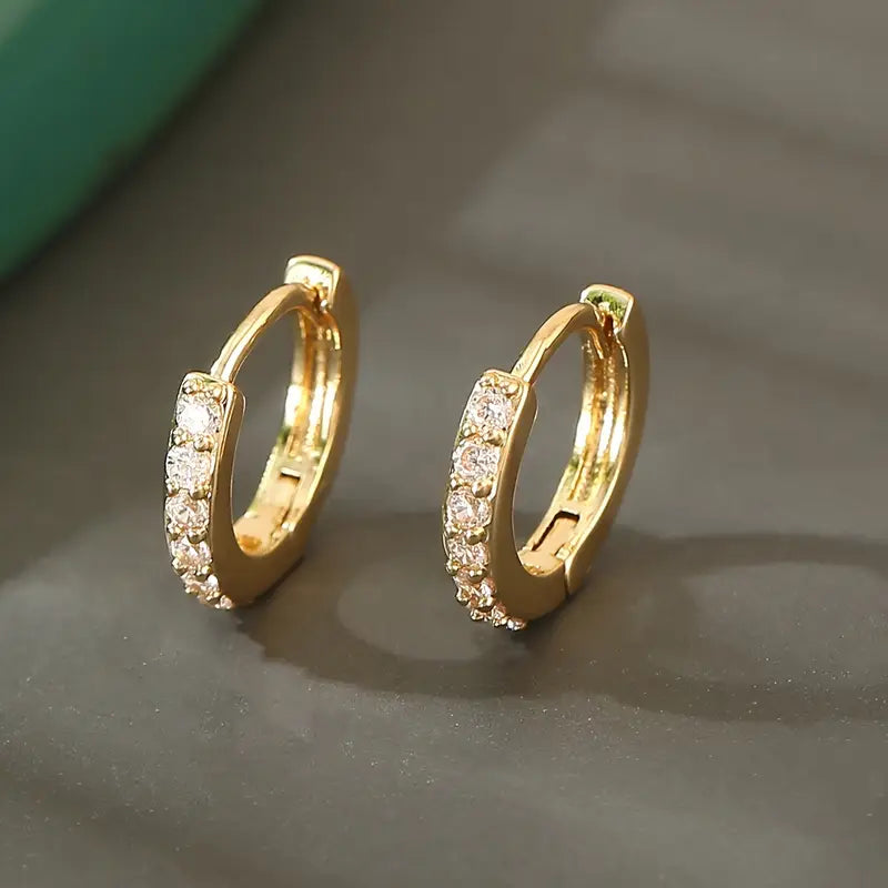 Gold Dangle Earrings Inspired by the Coast