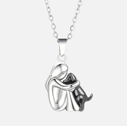 Hug Pendant Necklace -  Meaningful Memorial Gift
