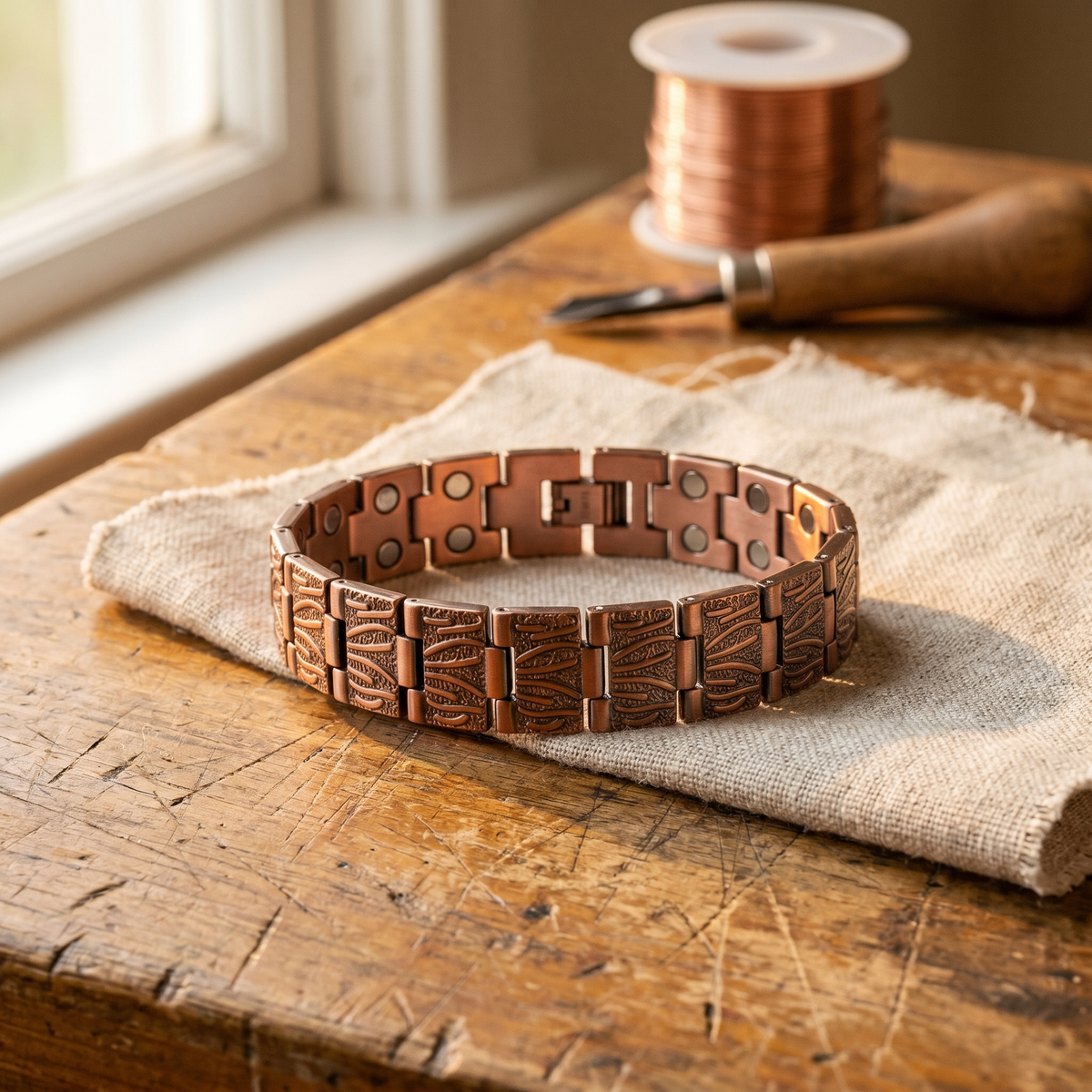 Grit Copper Bracelet