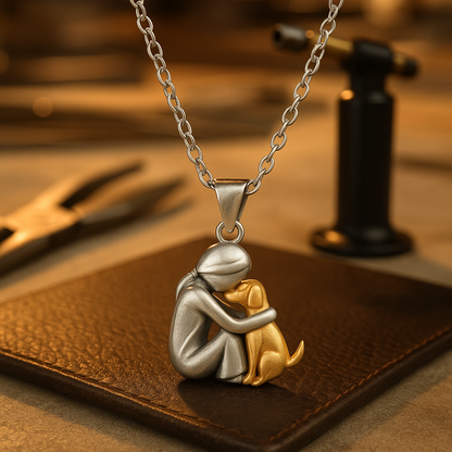 Hug Pendant Necklace -  Meaningful Memorial Gift